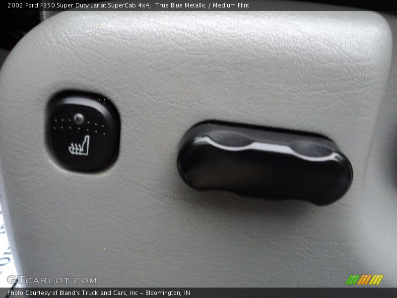True Blue Metallic / Medium Flint 2002 Ford F350 Super Duty Lariat SuperCab 4x4