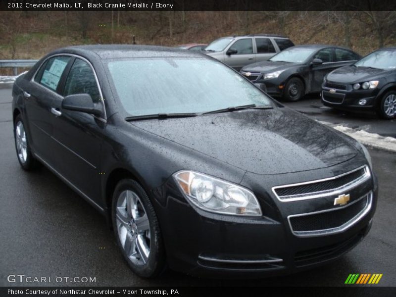 Black Granite Metallic / Ebony 2012 Chevrolet Malibu LT