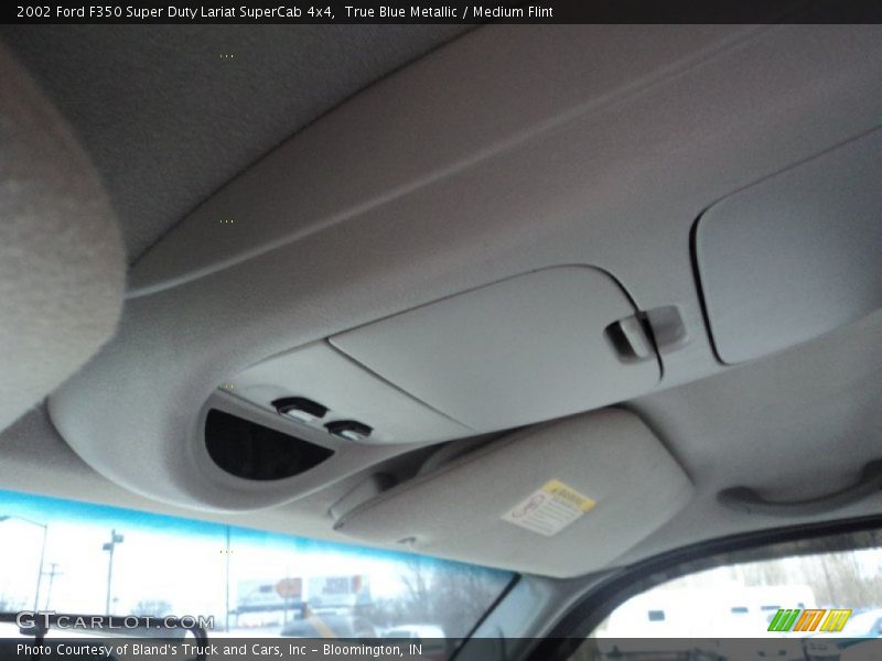 True Blue Metallic / Medium Flint 2002 Ford F350 Super Duty Lariat SuperCab 4x4