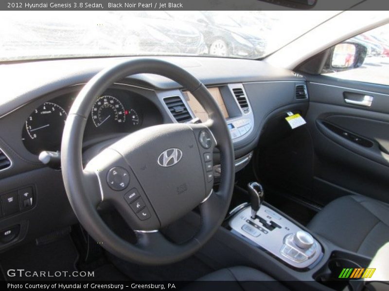 Black Noir Pearl / Jet Black 2012 Hyundai Genesis 3.8 Sedan