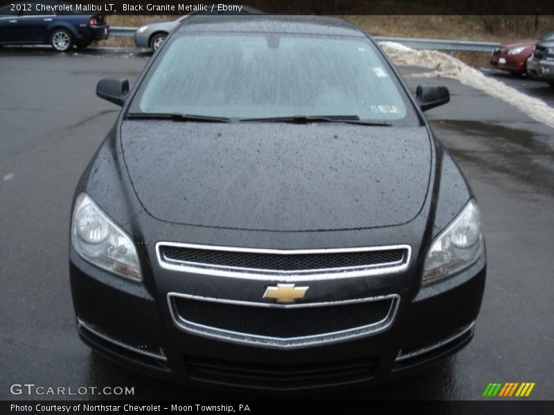 Black Granite Metallic / Ebony 2012 Chevrolet Malibu LT