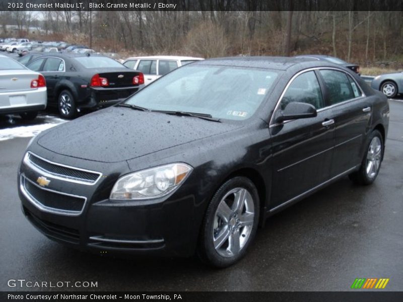 Black Granite Metallic / Ebony 2012 Chevrolet Malibu LT