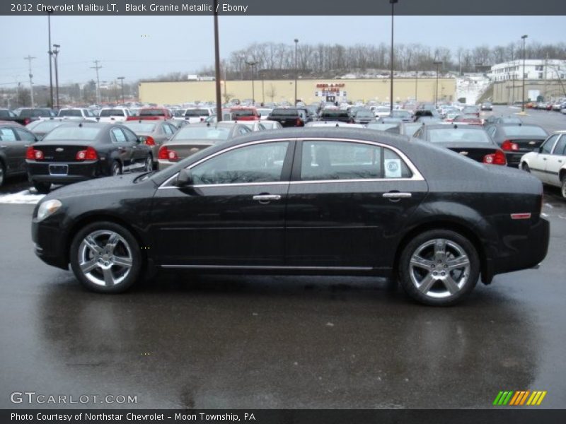 Black Granite Metallic / Ebony 2012 Chevrolet Malibu LT