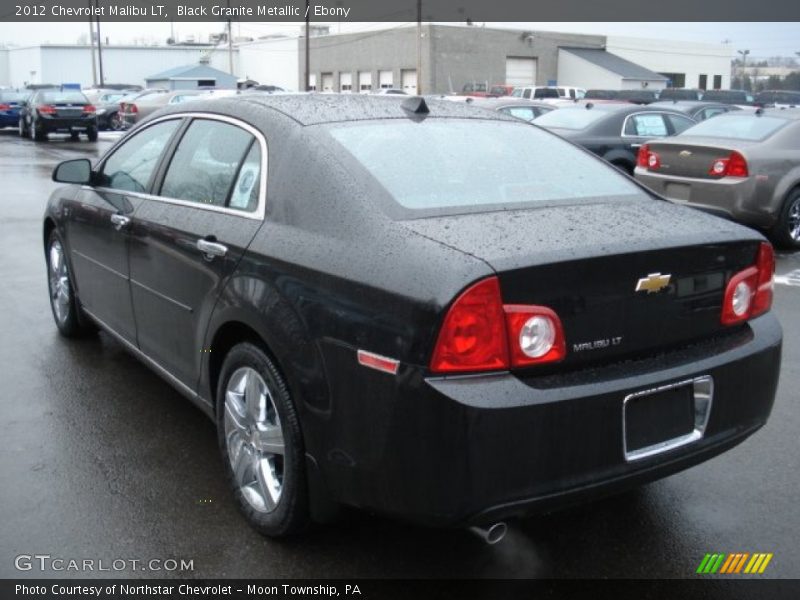 Black Granite Metallic / Ebony 2012 Chevrolet Malibu LT