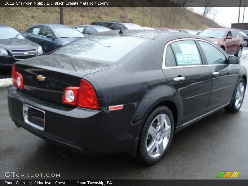 Black Granite Metallic / Ebony 2012 Chevrolet Malibu LT