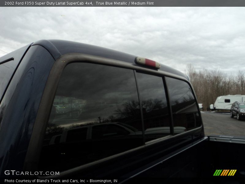 True Blue Metallic / Medium Flint 2002 Ford F350 Super Duty Lariat SuperCab 4x4