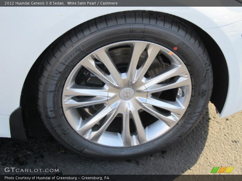 White Satin Pearl / Cashmere 2012 Hyundai Genesis 3.8 Sedan