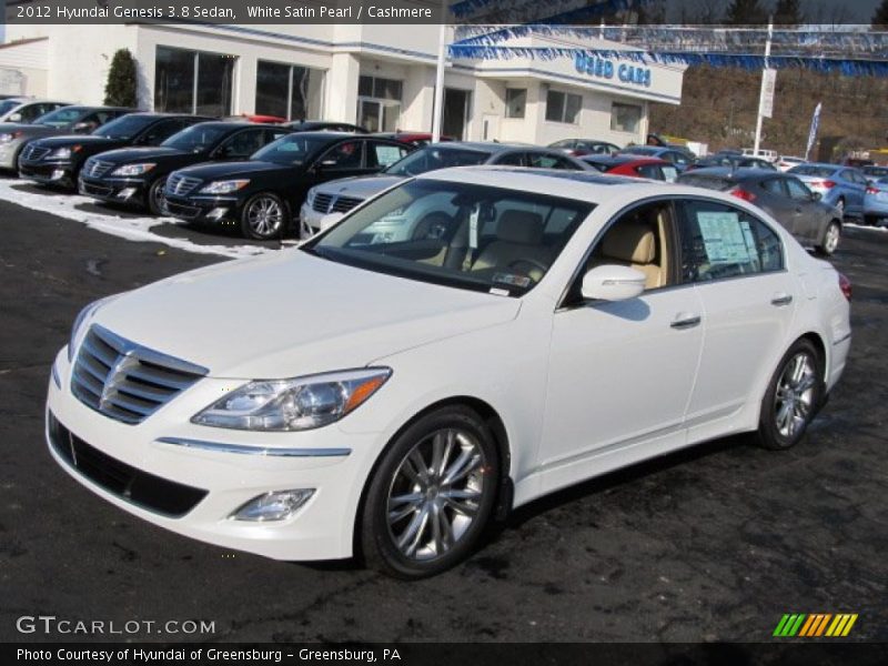 White Satin Pearl / Cashmere 2012 Hyundai Genesis 3.8 Sedan