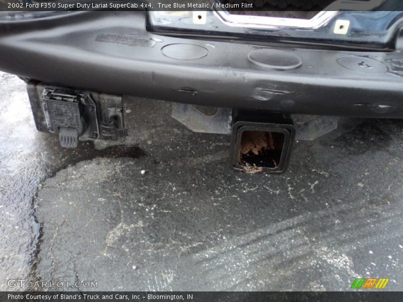 True Blue Metallic / Medium Flint 2002 Ford F350 Super Duty Lariat SuperCab 4x4