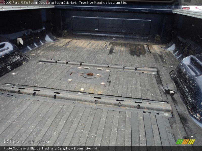 True Blue Metallic / Medium Flint 2002 Ford F350 Super Duty Lariat SuperCab 4x4