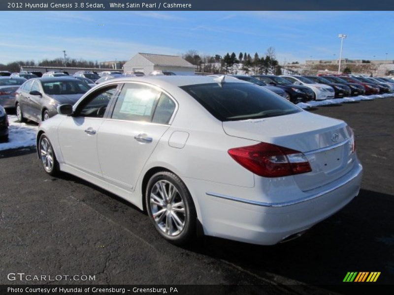 White Satin Pearl / Cashmere 2012 Hyundai Genesis 3.8 Sedan