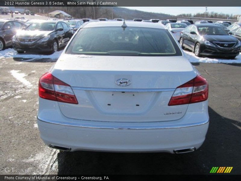 White Satin Pearl / Cashmere 2012 Hyundai Genesis 3.8 Sedan