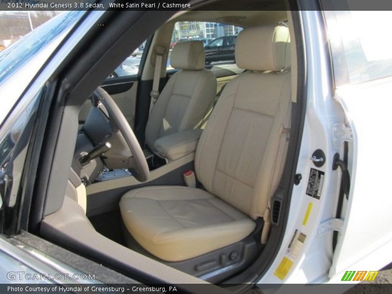  2012 Genesis 3.8 Sedan Cashmere Interior
