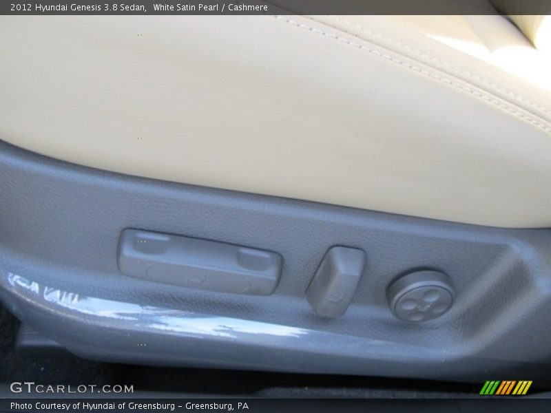 White Satin Pearl / Cashmere 2012 Hyundai Genesis 3.8 Sedan