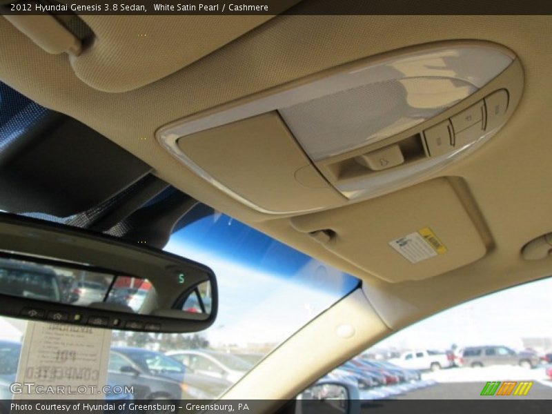 White Satin Pearl / Cashmere 2012 Hyundai Genesis 3.8 Sedan
