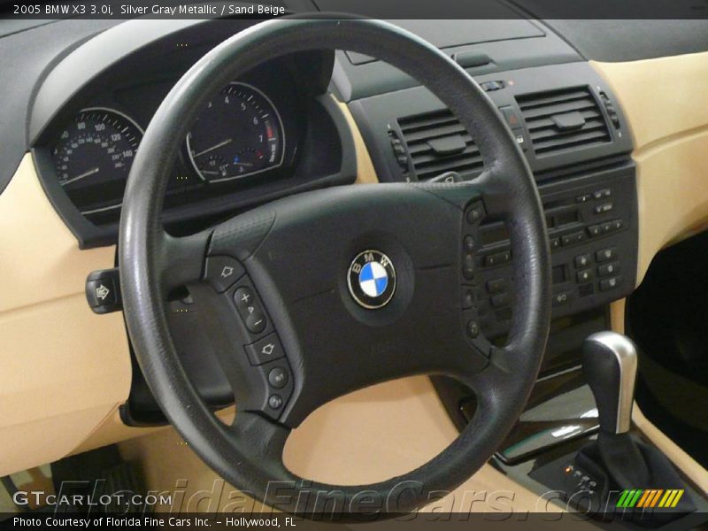 Silver Gray Metallic / Sand Beige 2005 BMW X3 3.0i