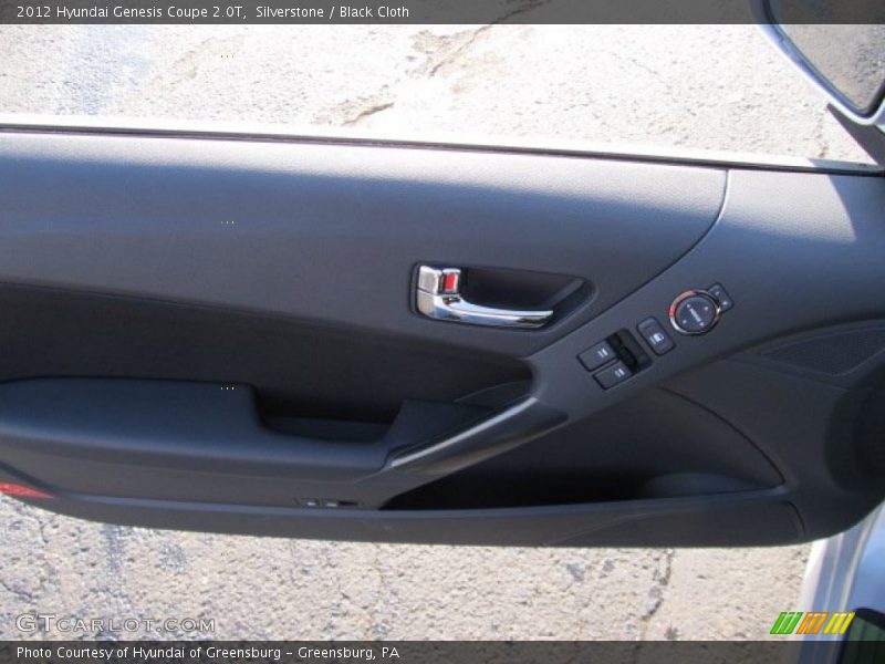 Silverstone / Black Cloth 2012 Hyundai Genesis Coupe 2.0T