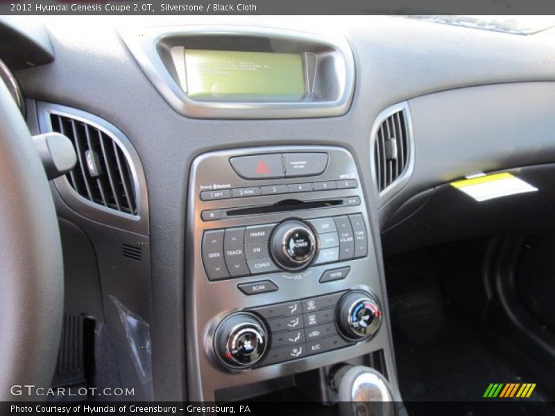 Silverstone / Black Cloth 2012 Hyundai Genesis Coupe 2.0T