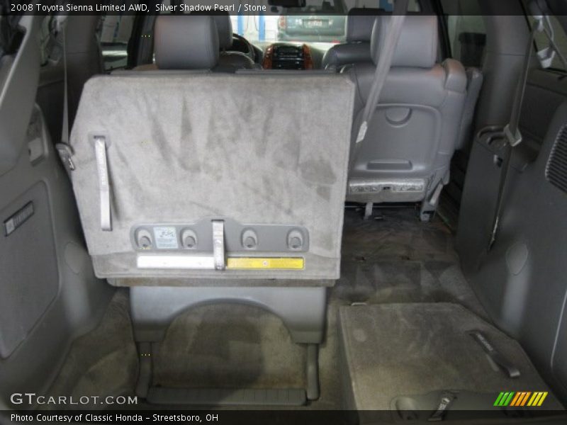 Silver Shadow Pearl / Stone 2008 Toyota Sienna Limited AWD
