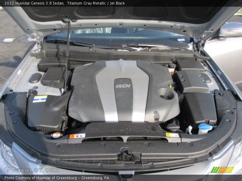  2012 Genesis 3.8 Sedan Engine - 3.8 Liter GDI DOHC 24-Valve D-CVVT V6