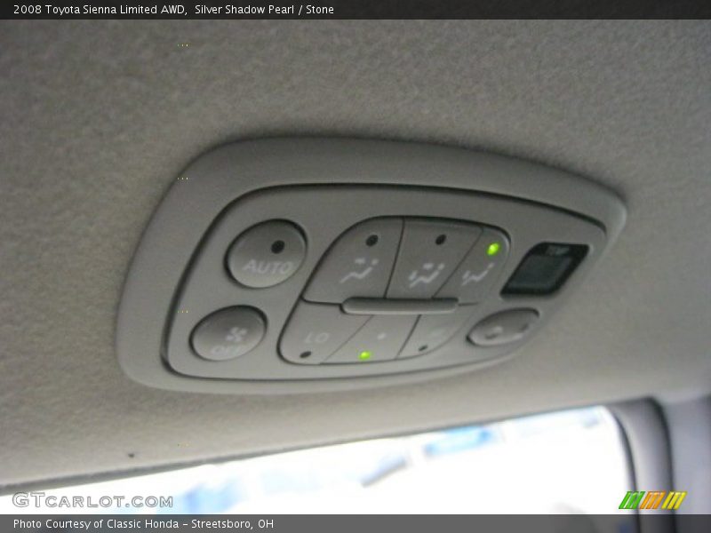 Silver Shadow Pearl / Stone 2008 Toyota Sienna Limited AWD
