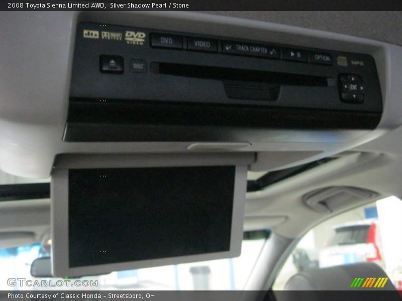 Silver Shadow Pearl / Stone 2008 Toyota Sienna Limited AWD