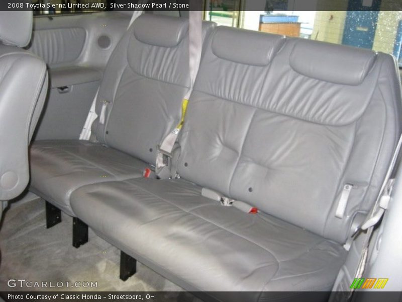 Silver Shadow Pearl / Stone 2008 Toyota Sienna Limited AWD