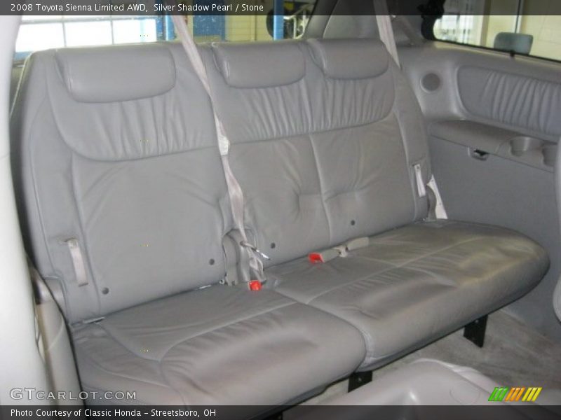 Silver Shadow Pearl / Stone 2008 Toyota Sienna Limited AWD