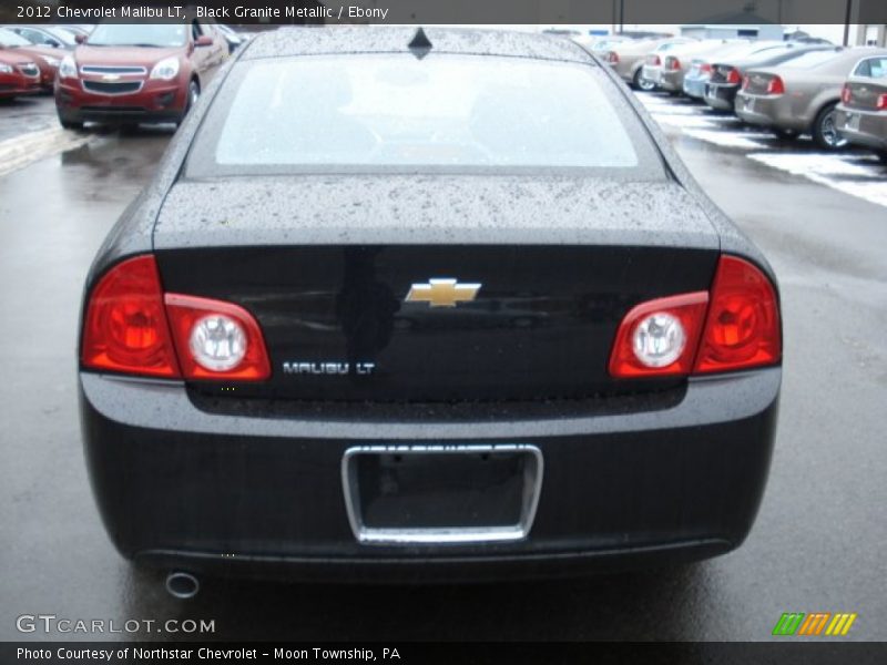 Black Granite Metallic / Ebony 2012 Chevrolet Malibu LT