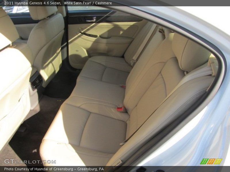 White Satin Pearl / Cashmere 2011 Hyundai Genesis 4.6 Sedan