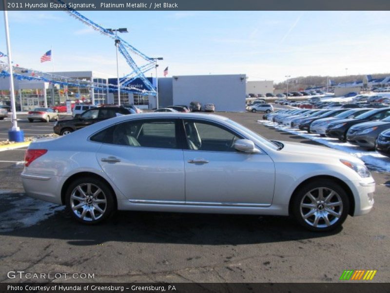 Platinum Metallic / Jet Black 2011 Hyundai Equus Signature