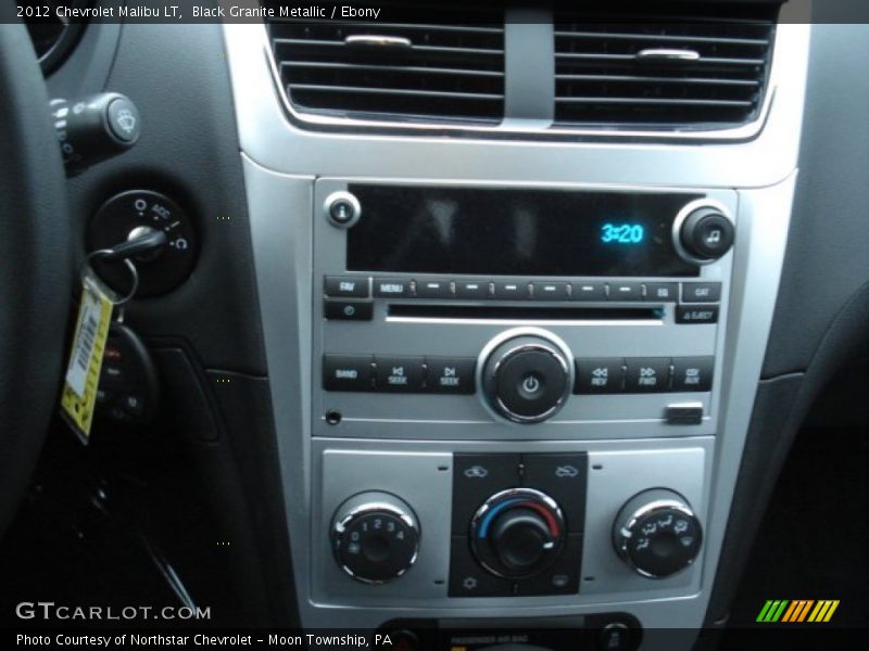 Black Granite Metallic / Ebony 2012 Chevrolet Malibu LT