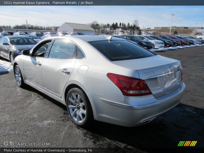 Platinum Metallic / Jet Black 2011 Hyundai Equus Signature