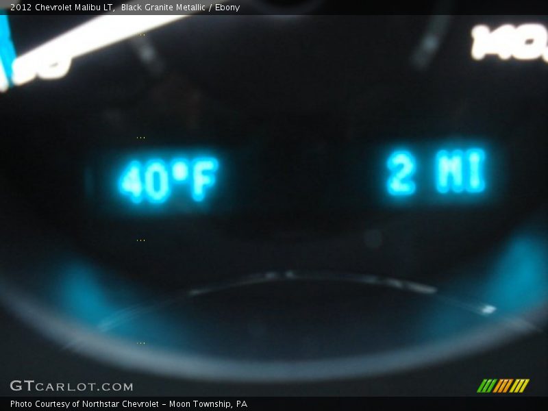 Black Granite Metallic / Ebony 2012 Chevrolet Malibu LT
