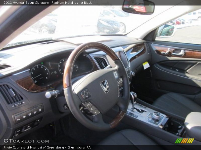Platinum Metallic / Jet Black 2011 Hyundai Equus Signature