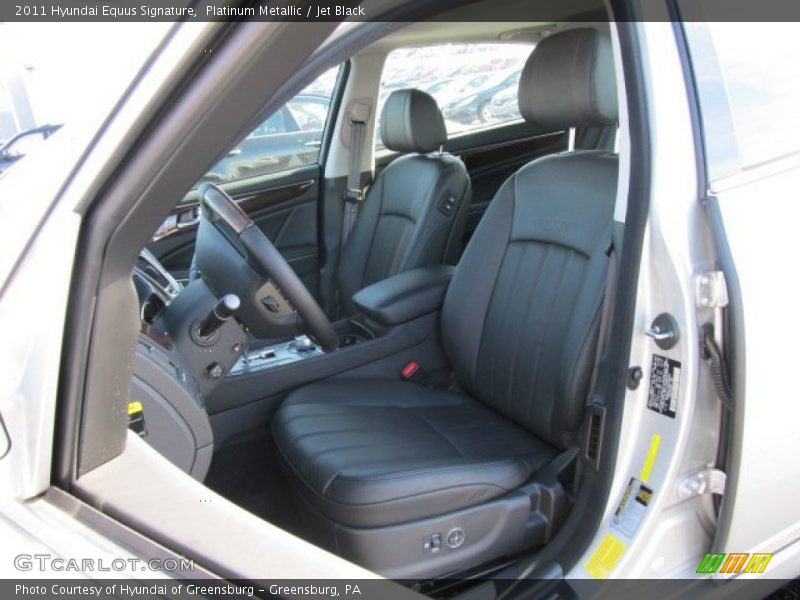  2011 Equus Signature Jet Black Interior