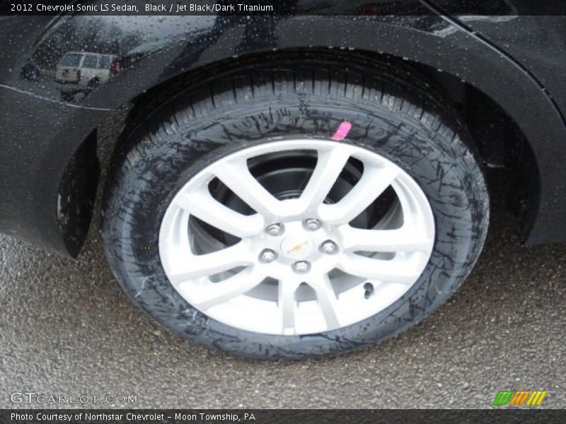 Black / Jet Black/Dark Titanium 2012 Chevrolet Sonic LS Sedan