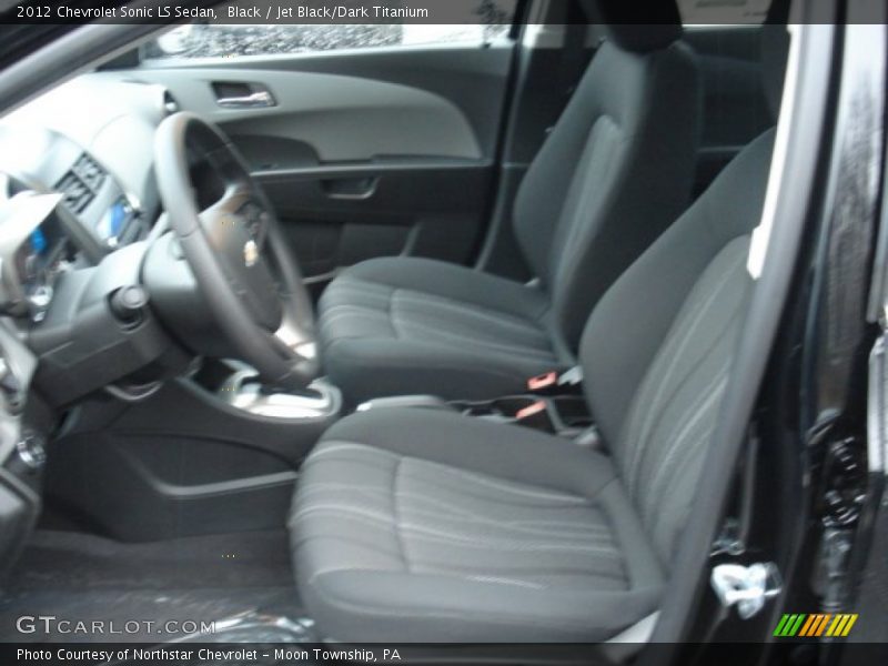Black / Jet Black/Dark Titanium 2012 Chevrolet Sonic LS Sedan