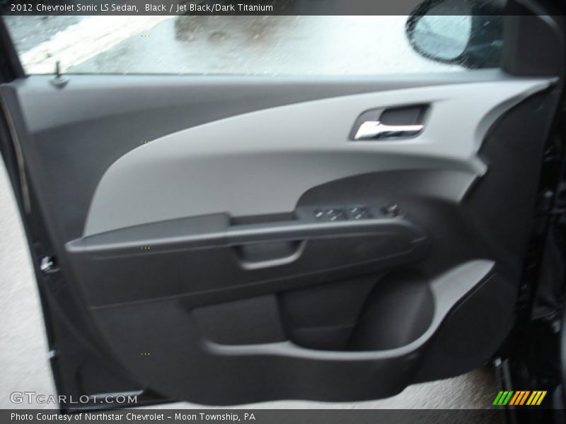 Black / Jet Black/Dark Titanium 2012 Chevrolet Sonic LS Sedan
