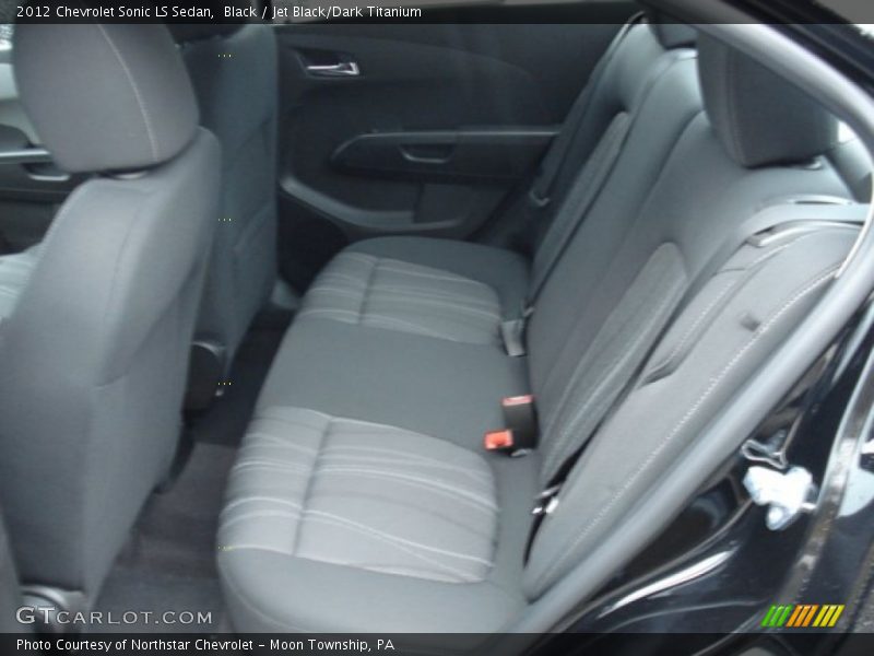 Black / Jet Black/Dark Titanium 2012 Chevrolet Sonic LS Sedan