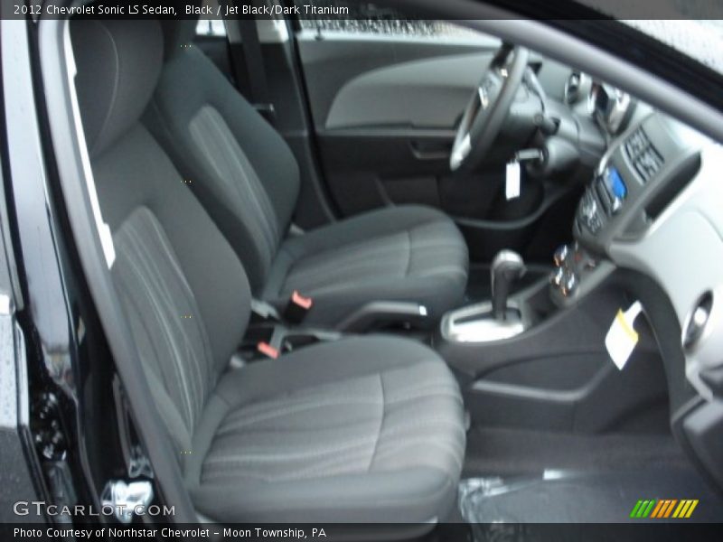 Black / Jet Black/Dark Titanium 2012 Chevrolet Sonic LS Sedan