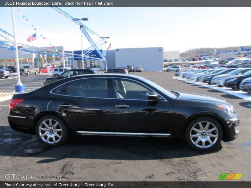 Black Noir Pearl / Jet Black 2011 Hyundai Equus Signature