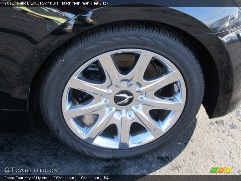 Black Noir Pearl / Jet Black 2011 Hyundai Equus Signature