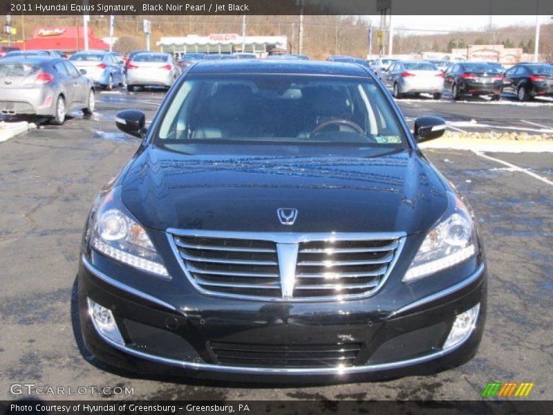 Black Noir Pearl / Jet Black 2011 Hyundai Equus Signature