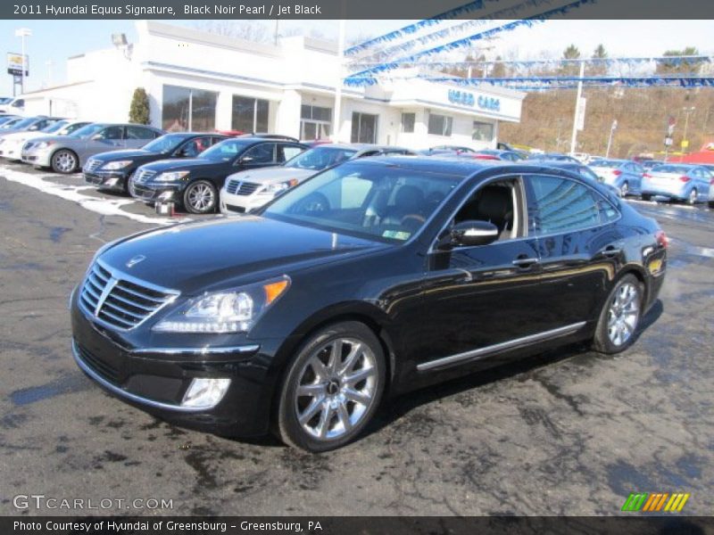 Black Noir Pearl / Jet Black 2011 Hyundai Equus Signature