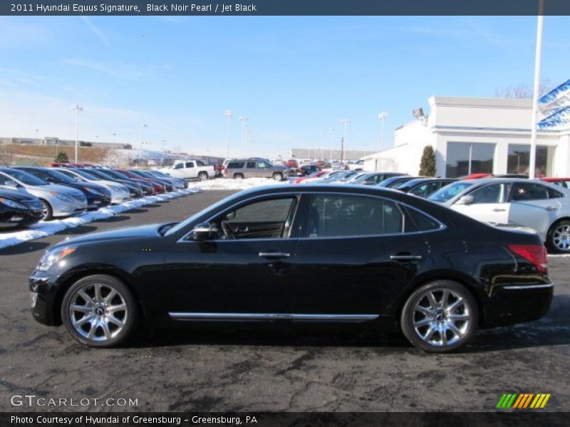 Black Noir Pearl / Jet Black 2011 Hyundai Equus Signature