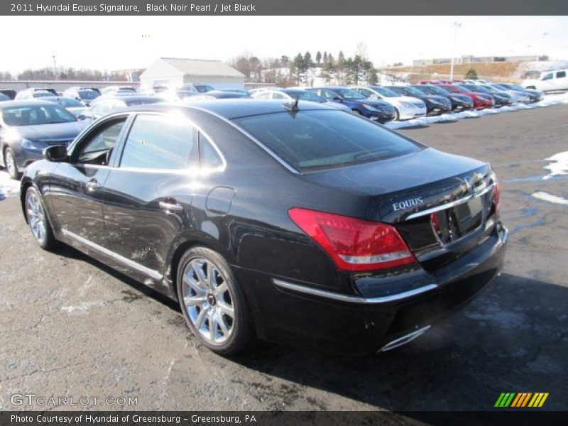 Black Noir Pearl / Jet Black 2011 Hyundai Equus Signature
