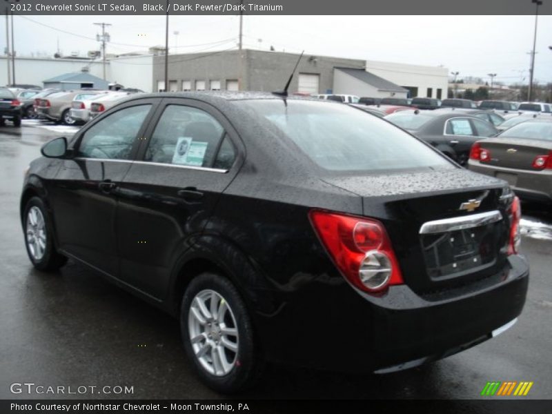 Black / Dark Pewter/Dark Titanium 2012 Chevrolet Sonic LT Sedan
