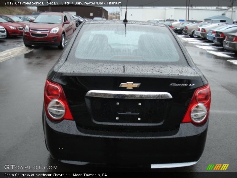 Black / Dark Pewter/Dark Titanium 2012 Chevrolet Sonic LT Sedan