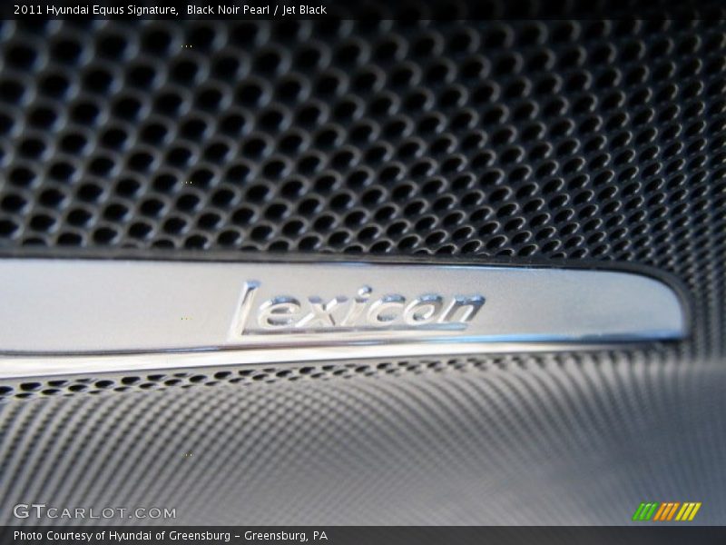 Black Noir Pearl / Jet Black 2011 Hyundai Equus Signature